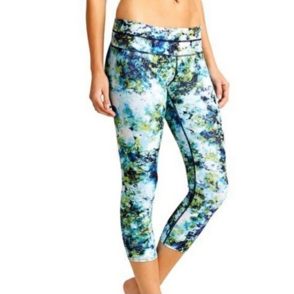 Athleta Hypersonic Sonar Leggings Blue Women's Size XXS‎ - Picture 1 of 4